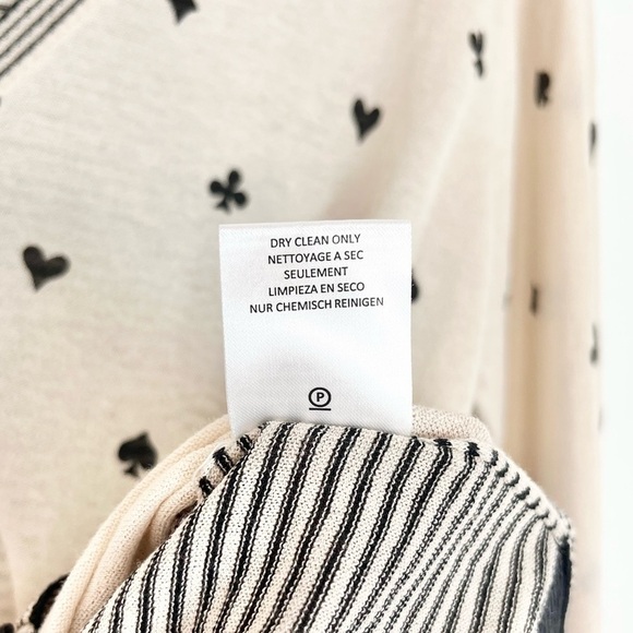 Minnie Rose Deck of Cards Cardigan Sweater Size Medium - Picture 11 of 11